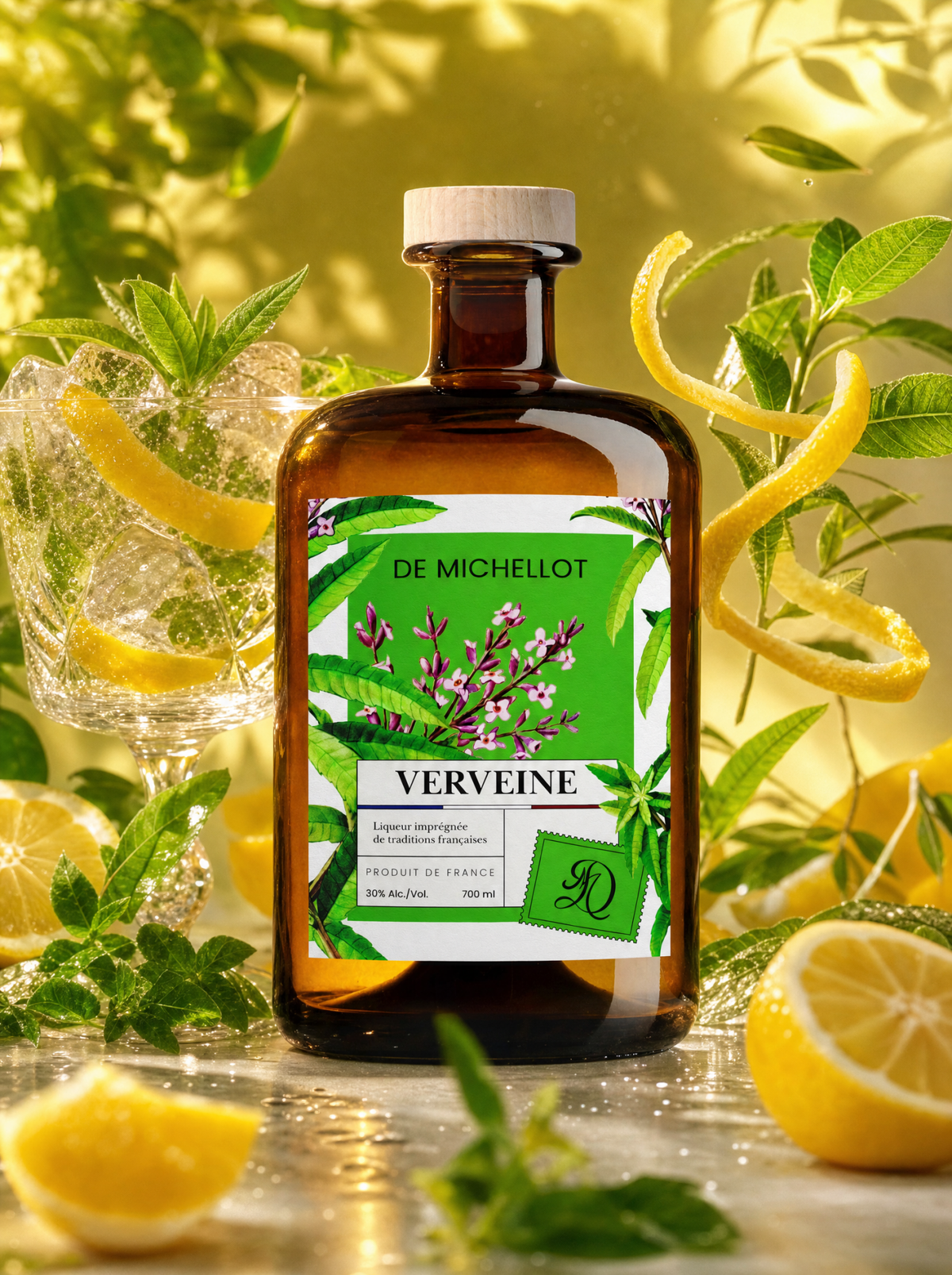 Cocktail Mule Verveine Pamplemousse : recette à la verveine maison Image