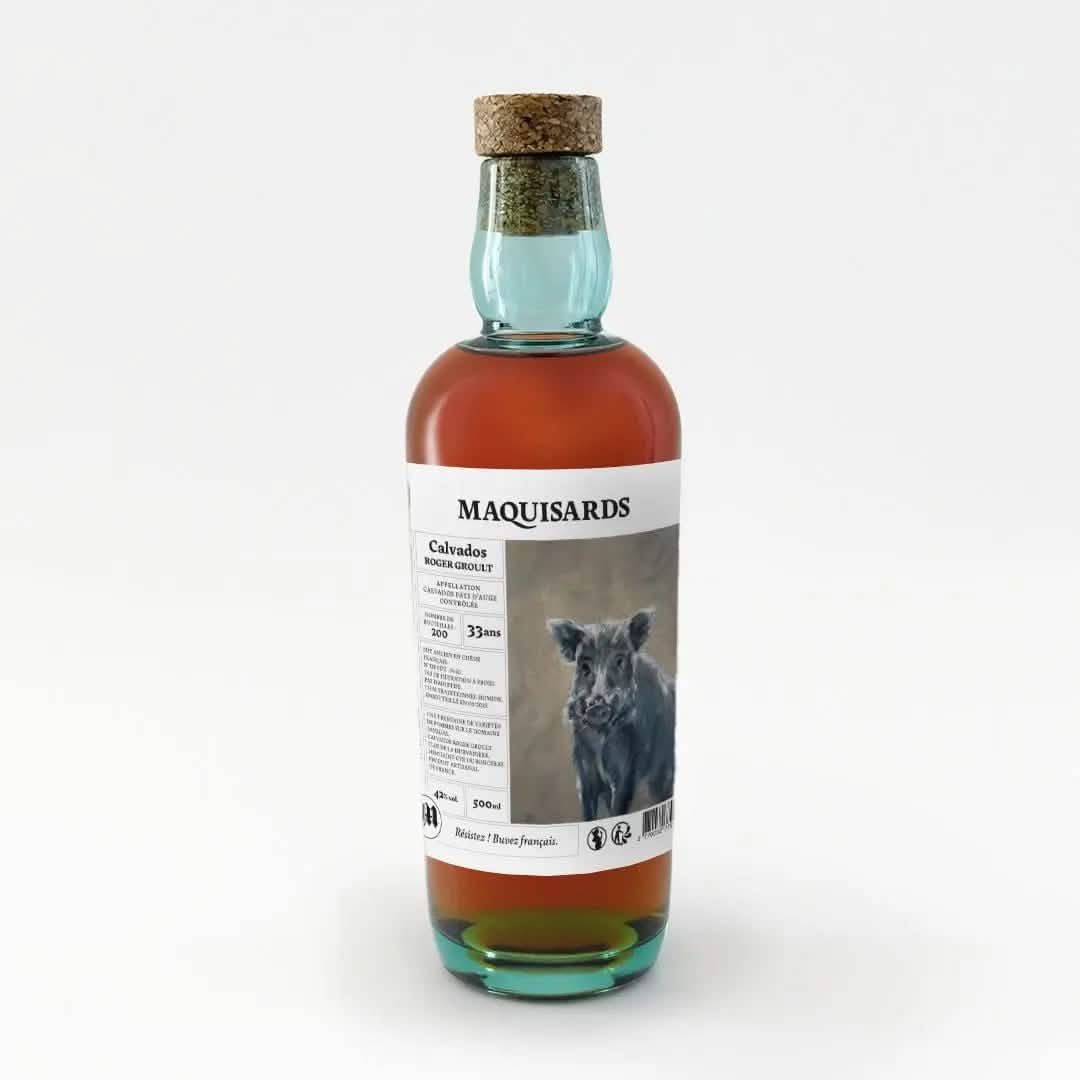 MAQUISARDS Calvados AOC Roger Groult 33ans 42% - De Michellot